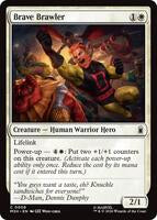 Preview image for the Brave Brawler single card  for the collectable card game Magic: The Gathering.