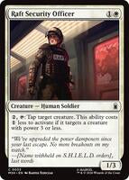 Preview image for the Raft Security Officer single card  for the collectable card game Magic: The Gathering.