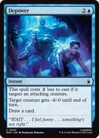 Preview image for the Depower single card  for the collectable card game Magic: The Gathering.