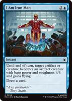 Preview image for the I Am Iron Man single card  for the collectable card game Magic: The Gathering.