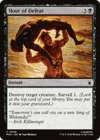Preview image for the Hour of Defeat single card  for the collectable card game Magic: The Gathering.