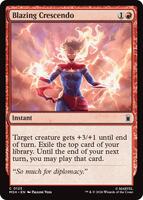 Preview image for the Blazing Crescendo single card  for the collectable card game Magic: The Gathering.