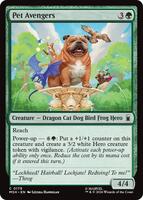 Preview image for the Pet Avengers single card  for the collectable card game Magic: The Gathering.