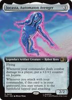 Preview image for the Jocasta, Automaton Avenger (Extended Art) single card  for the collectable card game Magic: The Gathering.