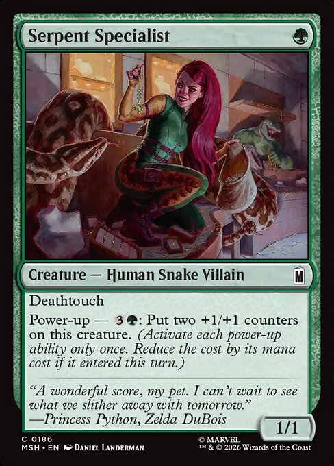 Preview image for the Serpent Specialist single card for the collectable card game Magic: The Gathering.
