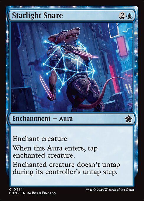 Preview image for the Starlight Snare single card for the collectable card game Magic: The Gathering.
