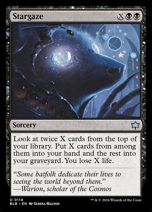 Preview image for the Stargaze single card for the collectable card game Magic: The Gathering.