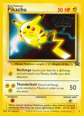 Preview image for the Pikachu (Movie Promo) single card  for the collectable card game Pokemon.