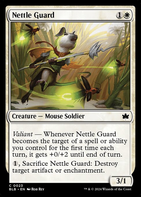 Preview image for the Nettle Guard single card for the collectable card game Magic: The Gathering.