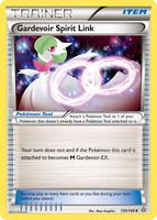 Preview image for the Gardevoir Spirit Link single card  for the collectable card game Pokemon.