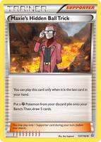 Preview image for the Maxie's Hidden Ball Trick single card  for the collectable card game Pokemon.