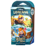 Disney Lorcana: Azurite Sea Starter Deck - Emerald & Sapphire (Go Go Tomago & Gadget Hackwrench)
