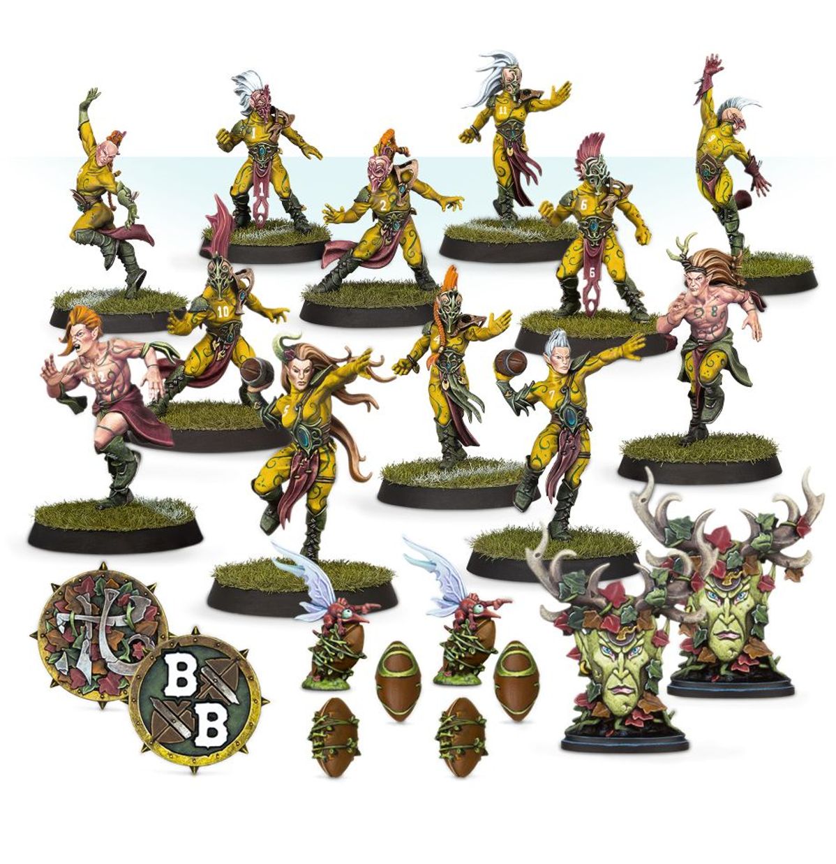 BLOOD BOWL WOOD ELF TEAM: THE ATHELORN AVENGERS