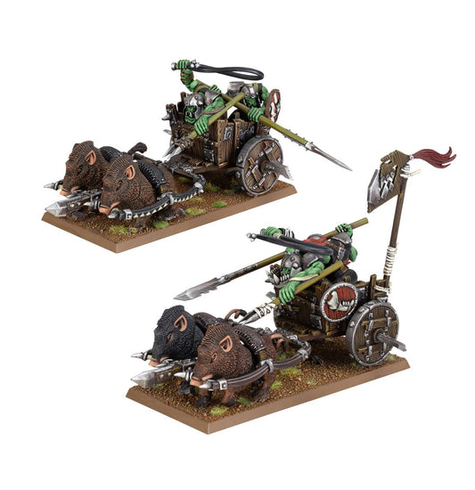 Warhammer The Old World: Orc Boar Chariots