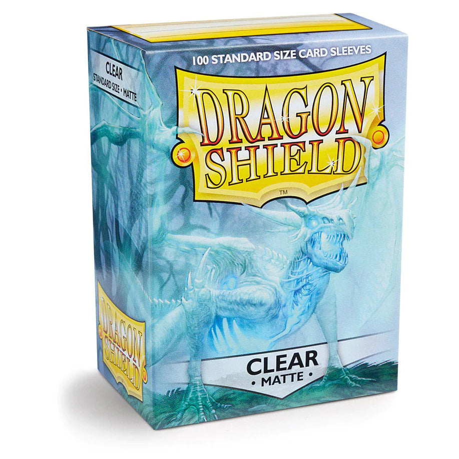 Dragon Shield - Clear Matte - 100 Standard size sleeves