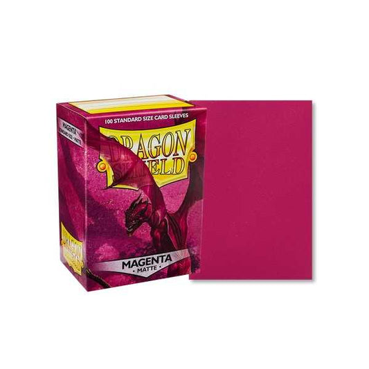 Dragon Shield - Magenta Matte- 100 standard size sleeves