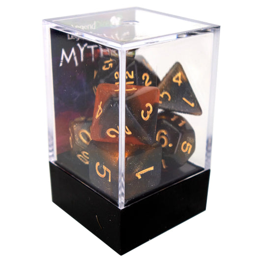 Mythic poly dice - Amber