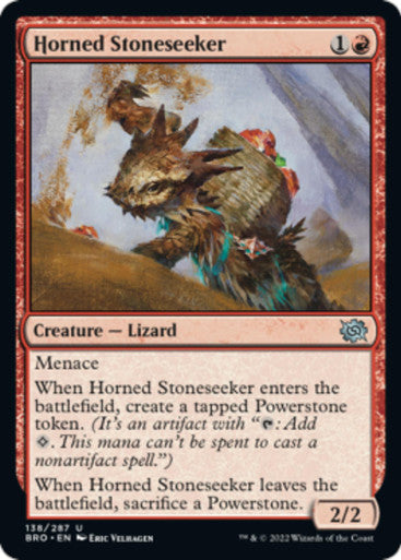 Magic Single - Horned Stoneseeker (BRO)