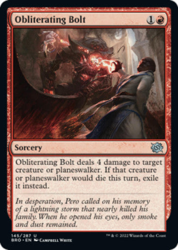Magic Single - Obliterating Bolt (BRO)
