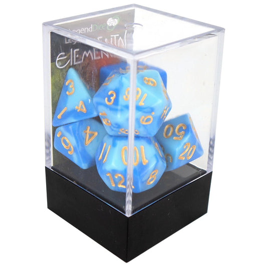 Elemental poly dice - Blue Sky