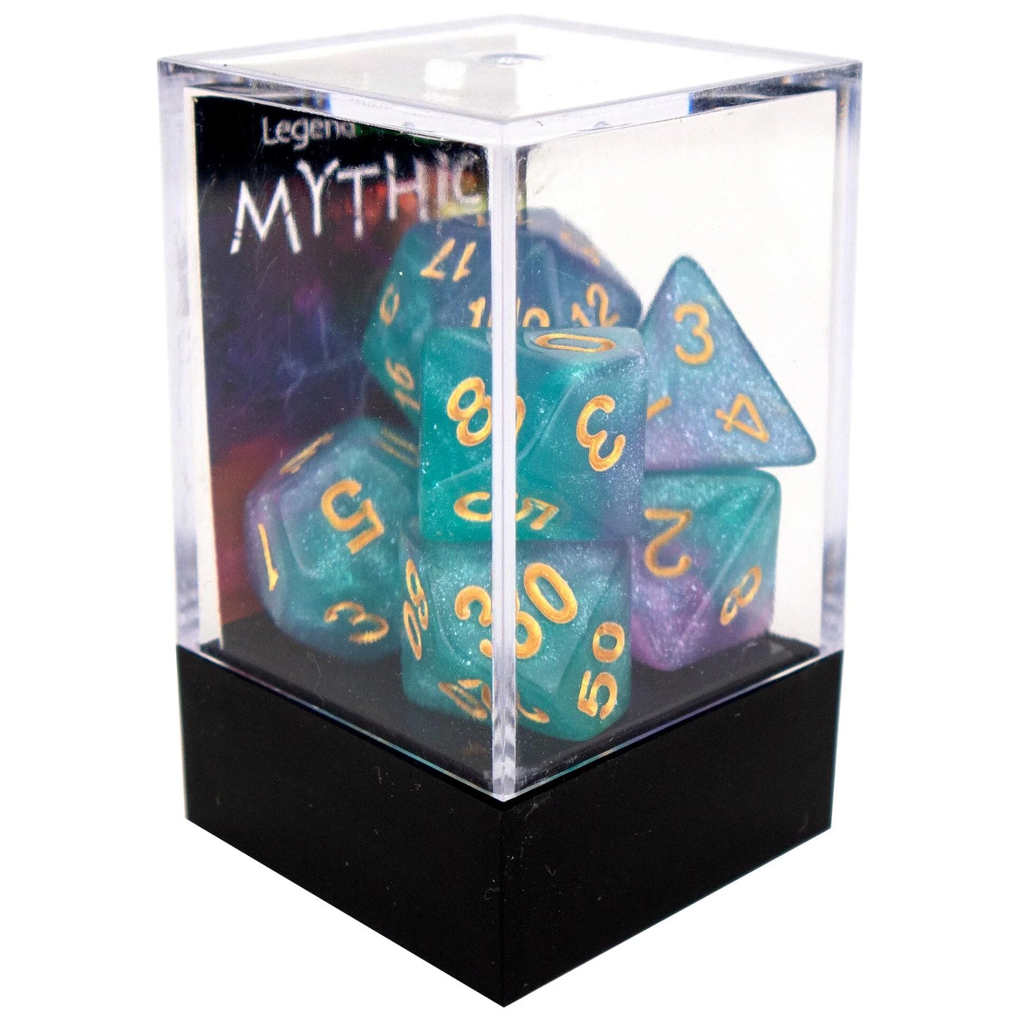 Mythic poly dice - Byzantium Gem