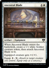 Magic Single - Ancestral Blade (CMM)