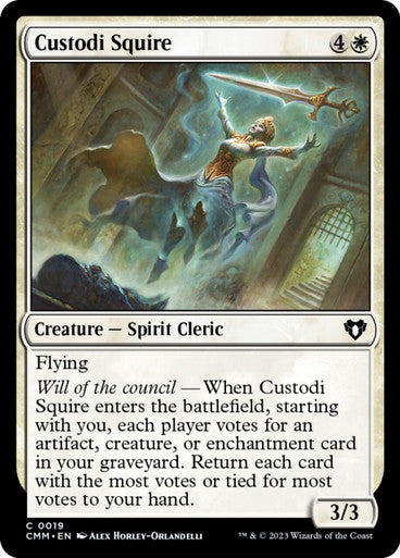Magic Single - Custodi Squire (CMM)