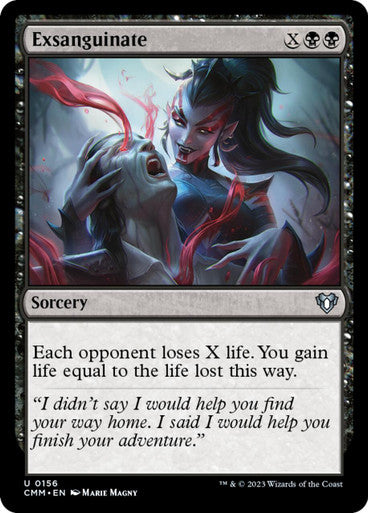 Magic Single - Exsanguinate (CMM)