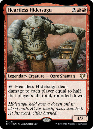 Magic Single - Heartless Hidetsugu, Foil (CMM)