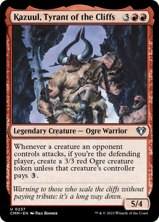Magic Single - Kazuul, Tyrant of the Cliffs (CMM)