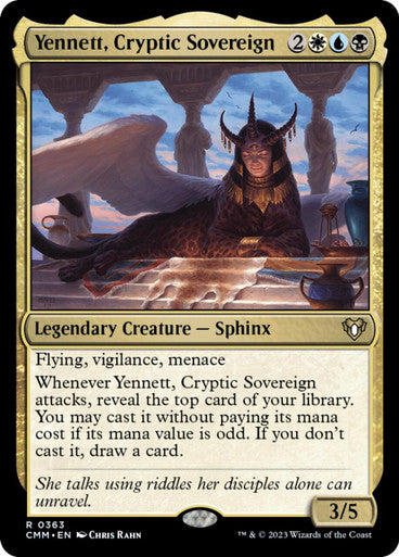 Magic Single - Yennett, Cryptic Sovereign (CMM) (FOIL)