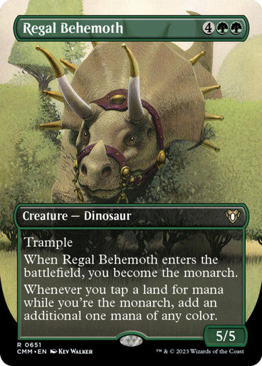 (BORDERLESS) Magic Single - Regal Behemoth (CMM)