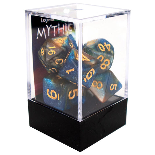 Mythic poly dice - Dusk River