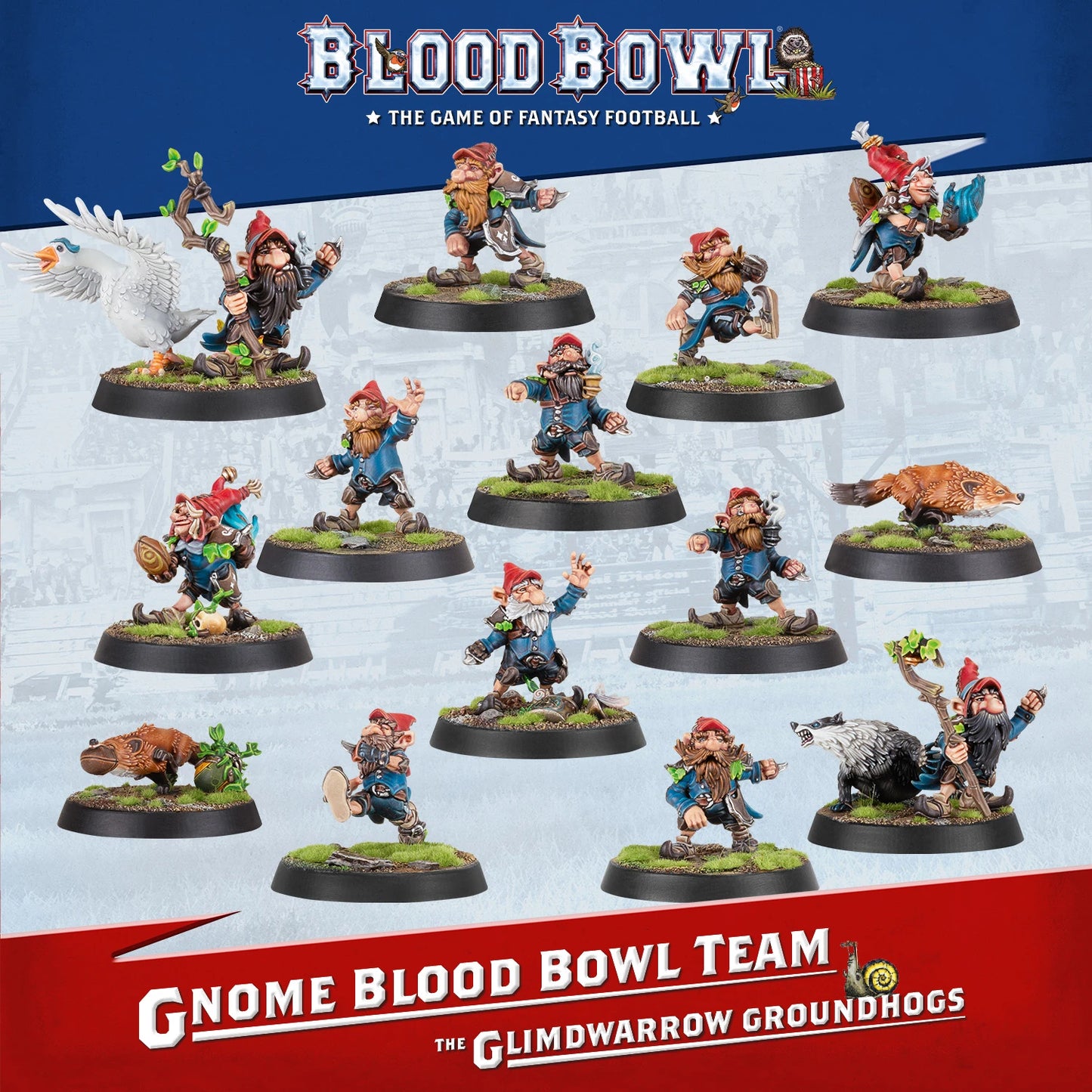 GNOME BLOOD BOWL TEAM: THE GLIMDWARROW GROUNDHOGS