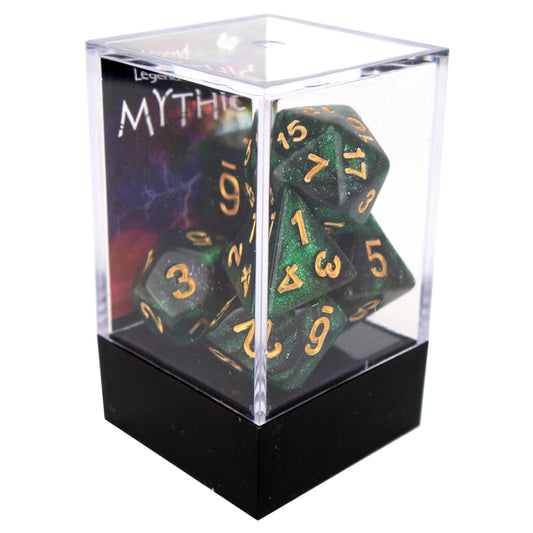 Mythic poly dice - Green