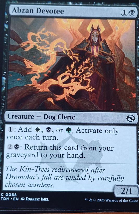 Magic Single - Abzan Devotee (TDM)