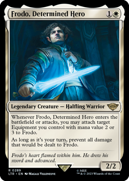 Magic Single- frodo, determined hero  (LTR)