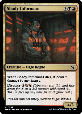 Magic Single - Shady Informant (MKM)