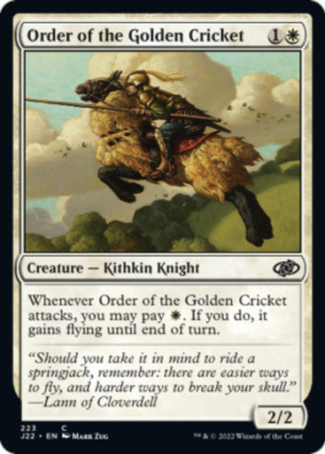 Magic single - Order of the Golden Cricket (J22)