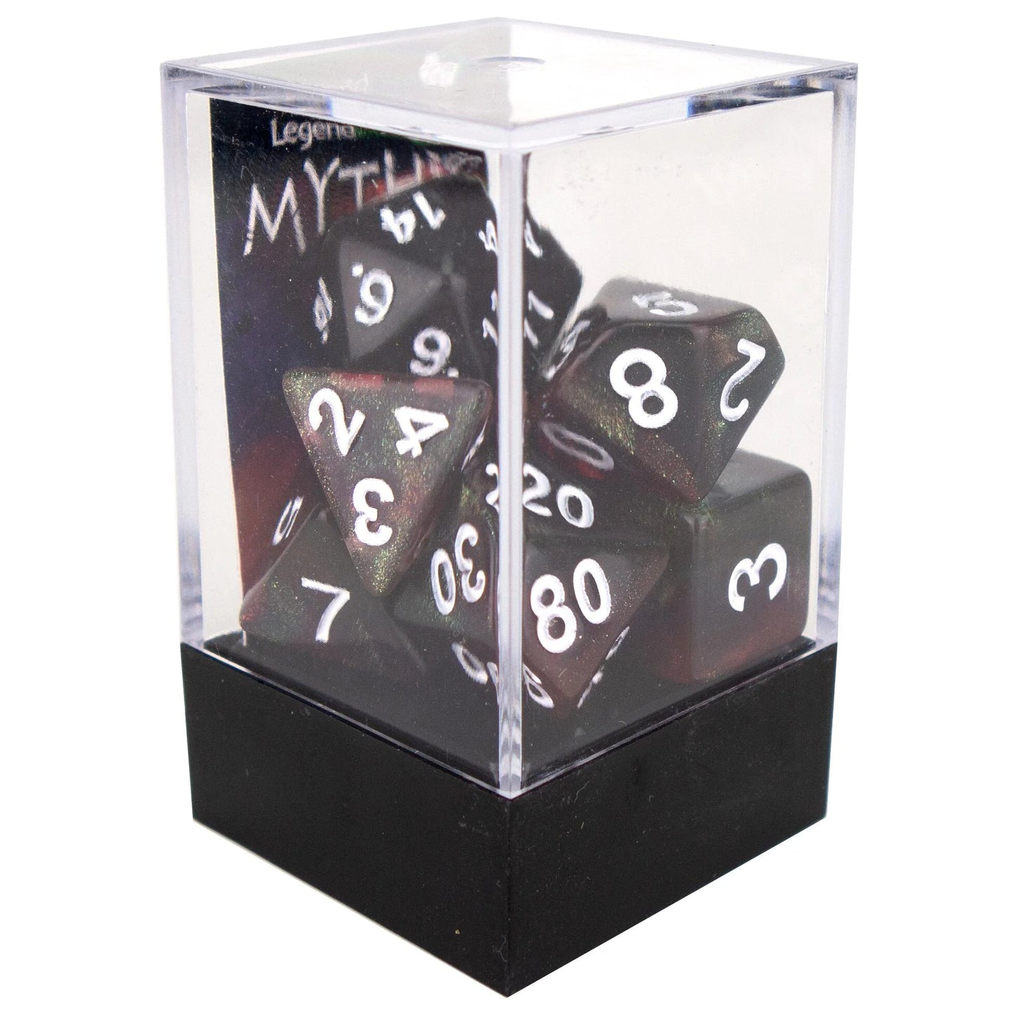 Mythic poly dice - Jumping Flame