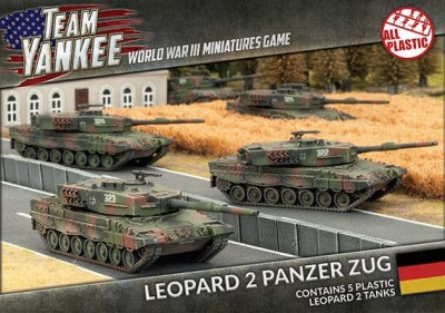 Leopard 2 Panzer Zug (Plastic x5)