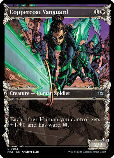 Magic Single - Coppercoat Vanguard (Showcase Frame) (MAT)