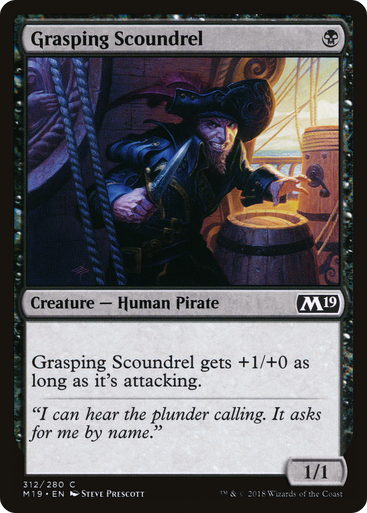 Magic single - Grasping Scoundrel (M19)