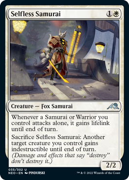 Magic single - Selfless Samurai (NEO)