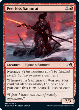Magic single - Peerless Samurai (NEO)