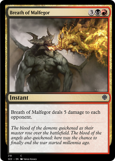 Magic Single - Breath of Malfegor (SCD)