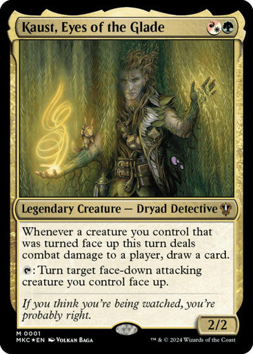 Magic Single - Kaust, Eyes of the Glade, Foil (MKC)