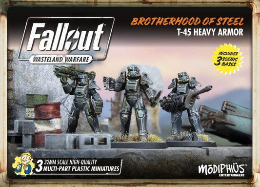 Fallout: Wasteland Warfare - Brotherhood of Steel: T-45 Heavy Gunners