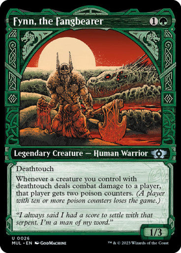 Magic Single - Fynn, the Fangbearer, Showcase Frame (MUL)