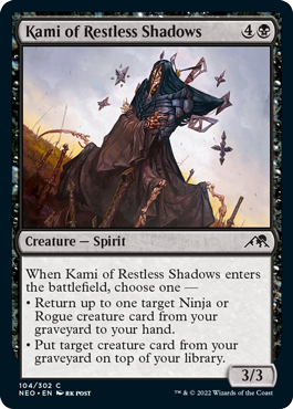 Magic Single - Kami of Restless Shadows (NEO)